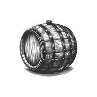 Pab Logo with Wooden Barrels vector