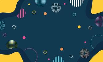 colorful abstract background with circles vector