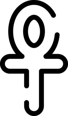 Rounded Stroke ANKH Icon