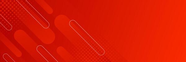 red background with white lines and dots vector