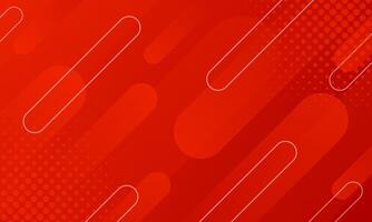 Abstract red dynamic background with halftone, modern wallpaper. illustration vector
