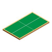 Table Tennis Field 3D vector