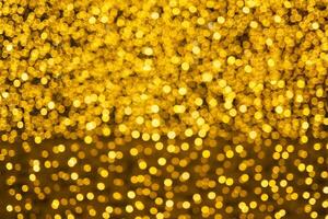 Abstract background of defocused on lights with bokeh effect. Lamp Blurred Background Bokeh photo
