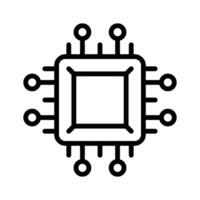 Download this unique icon of ai processor, microprocessor vector
