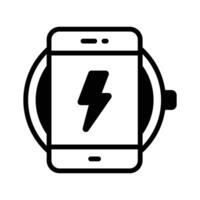 Take a look at this amazing icon of wireless charger in modern style vector