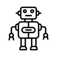 Get this beautifully designed amazing icon of ai robot vector