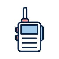 Get this amazing icon of walkie talkie in modern style vector