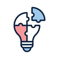 Get a glimpse of problem solving icon in modern style vector