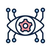 Grab this amazing icon of cybernetics in modern style vector