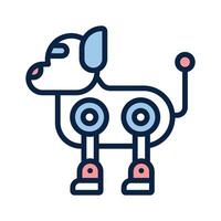 Take a look at this creatively designed robotics dog vector
