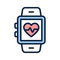 Health tracker, health monitoring design in modern style vector