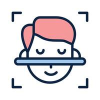 Download this amazing icon of face detection in modern style vector