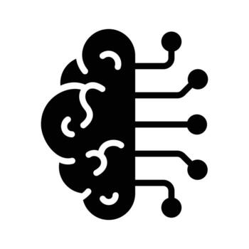 Neural network design in modern style vector