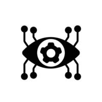 Grab this amazing icon of cybernetics in modern style vector