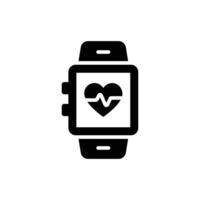 Health tracker, health monitoring design in modern style vector
