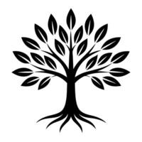 Tree Growth Logo Icon Illustration and Professional Art for Nature and Growth Concepts vector