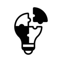 Get a glimpse of problem solving icon in modern style vector