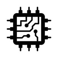 Download this unique icon of ai processor, microprocessor vector
