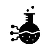Get your hold on this creative icon of experiment vector
