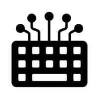 Check this amazing icon of ai keyboard in modern style vector