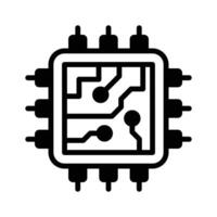 Download this unique icon of ai processor, microprocessor vector