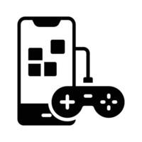 Mobile games design isolated on white background vector
