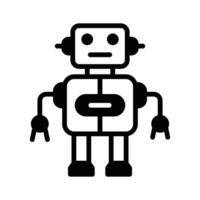 Get this beautifully designed amazing icon of ai robot vector