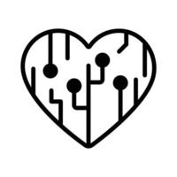 Get your hands on this amazing icon of artificial heart in modern style vector