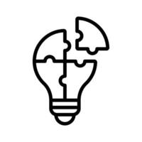 Get a glimpse of problem solving icon in modern style vector