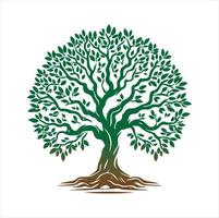 Green Tree art vector