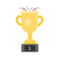 Take a look at this creative icon of sports trophy, easy to use vector