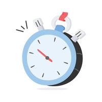 Well designed stopwatch in modern hand drawn style vector