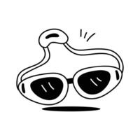 Take a look at amazing icon of swimming glasses, ready to use vector