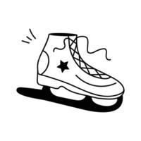 Get your hold on amazing icon of skating shoe vector