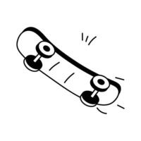 Get this creative icon of skateboard, ready to use vector