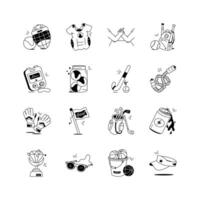 A unique set of sports icons, perfect for websites, apps, presentations, and marketing materials. vector