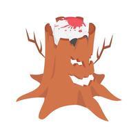 Take a look at this amazing icon of monster tree vector