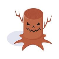 Take a look at this amazing icon of monster tree vector