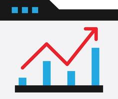 Trending Growth Analytcs vector