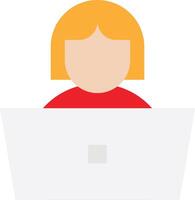 Content Creator Blogger vector