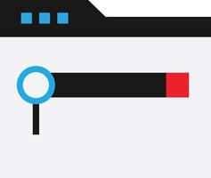 Searching Magnifier Find vector