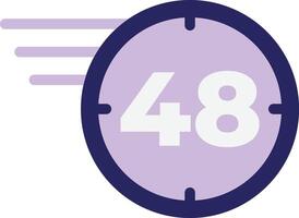 48 Hours Service vector
