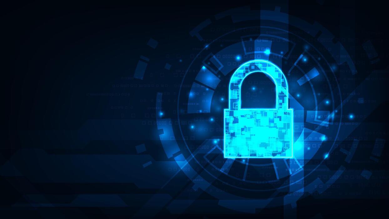 Abstract digital security lock