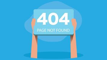 404 Error page website design icon illustration vector