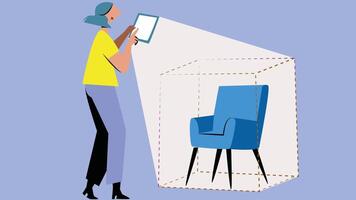 Augmented and Mixed reality design illustration vector