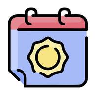Calendar icon illustration design vector
