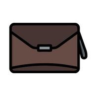 An icon of a brown envelope on a white background vector