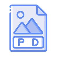 A file with a mountain on it vector