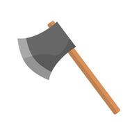 Flat design axe icon. vector