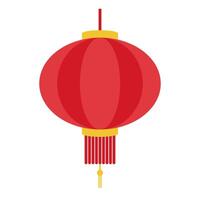 Flat design Chinese lantern. vector